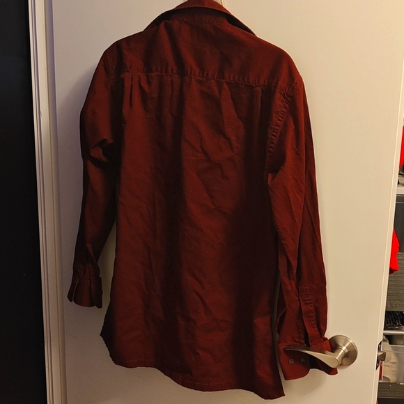 Mexx Cotton S Butchering Burgundy Shirt - Picture 2 of 3